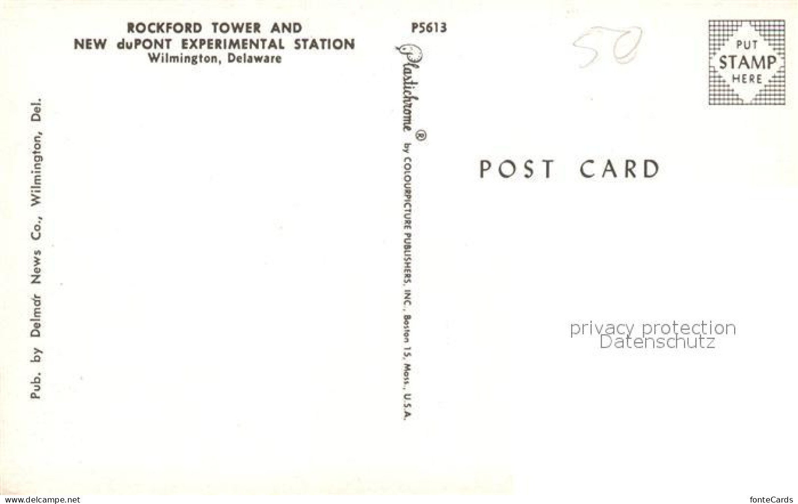 73123716 Wilmington_Delaware Rockford Tower And New DuPont Experimental Station  - Other & Unclassified