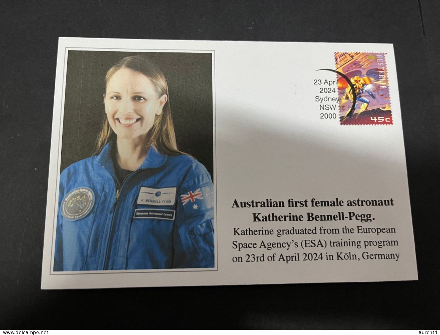 24-4-2024 (2 Z 52 A) Australian First Female Astraunaut Katherine Bennell-Pegg Graduate Fron ESA In Germany - Sonstige & Ohne Zuordnung