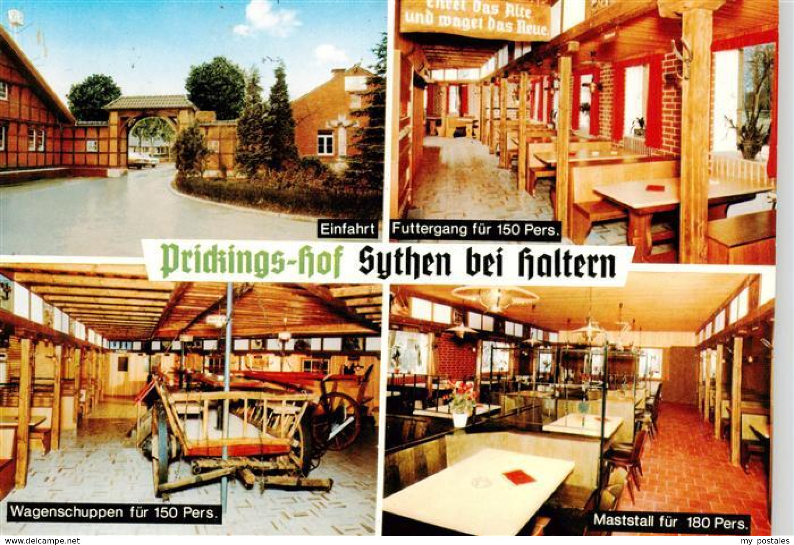 73933721 Sythen_Haltern Europahof Prickings Hof Einfahrt Wagenschuppen Futtergan - Haltern