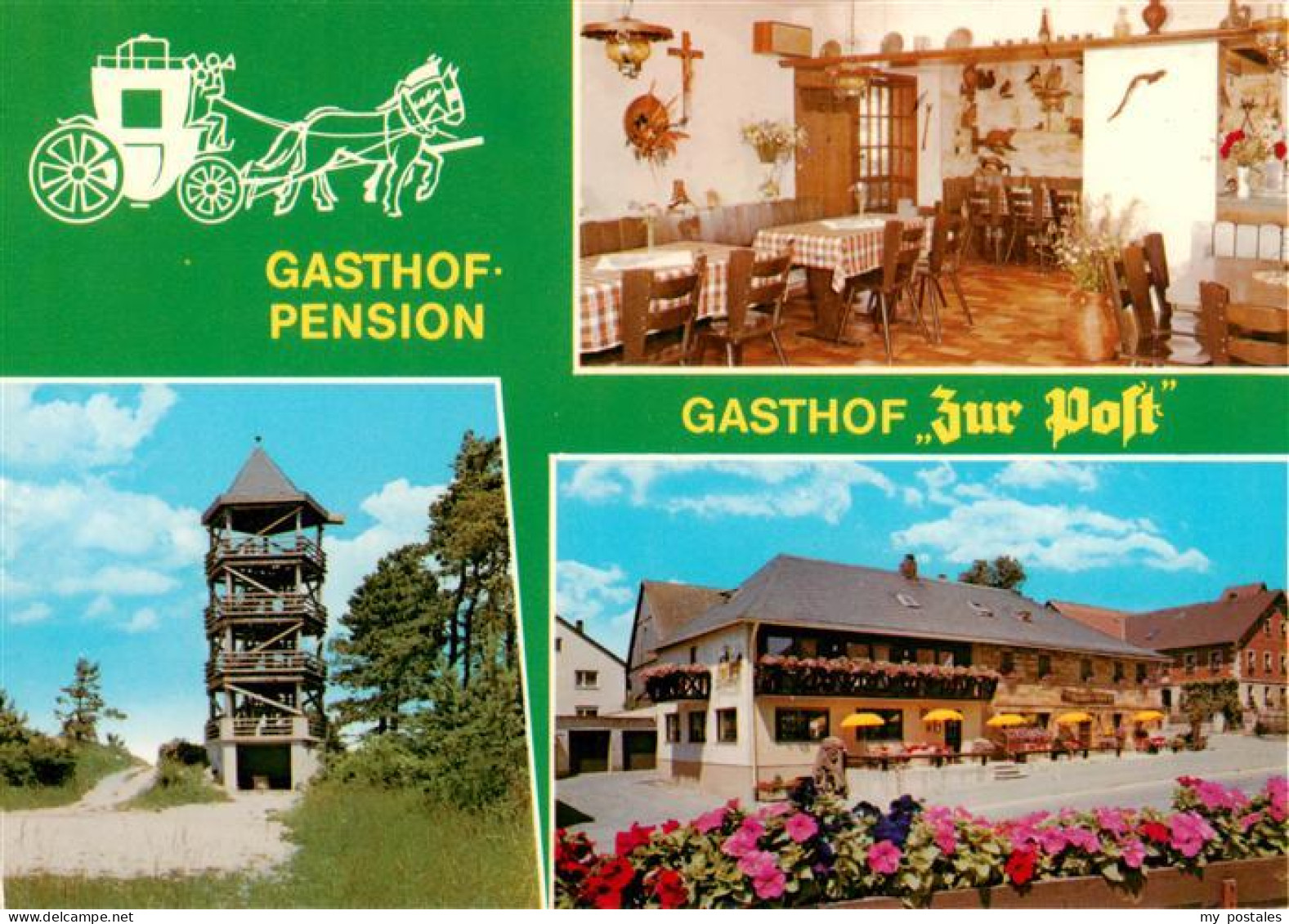 73932311 Hohenmirsberg_Pottenstein Gasthof Pension Zur Post Gastraum Aussichtstu - Pottenstein