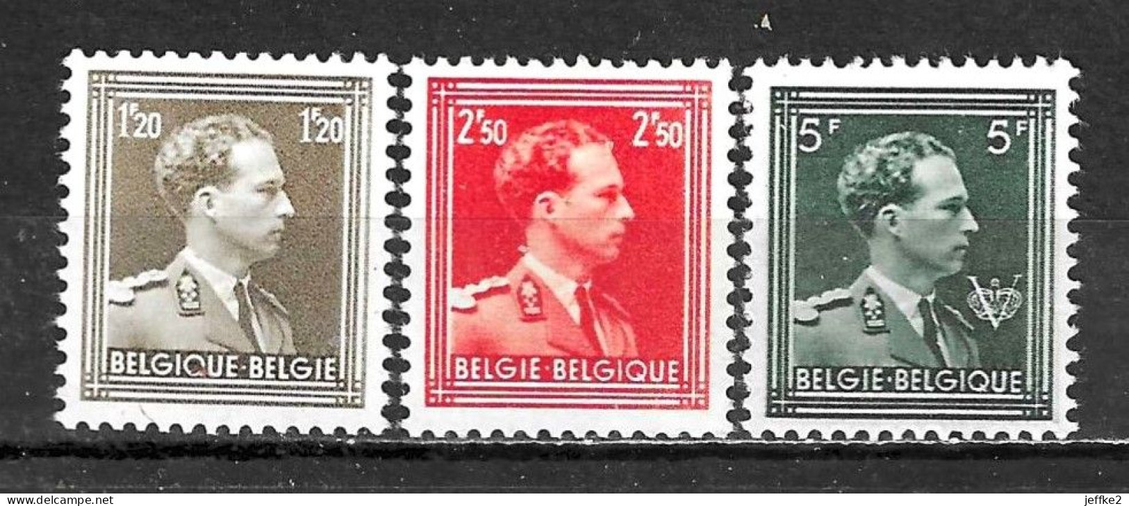 1005/07**  Leopold III Col Ouvert - LA Bonne Dentelure - Série Complète - MNH** - COB 280 - Vendu à 14% Du COB!!!! - 1936-1957 Col Ouvert