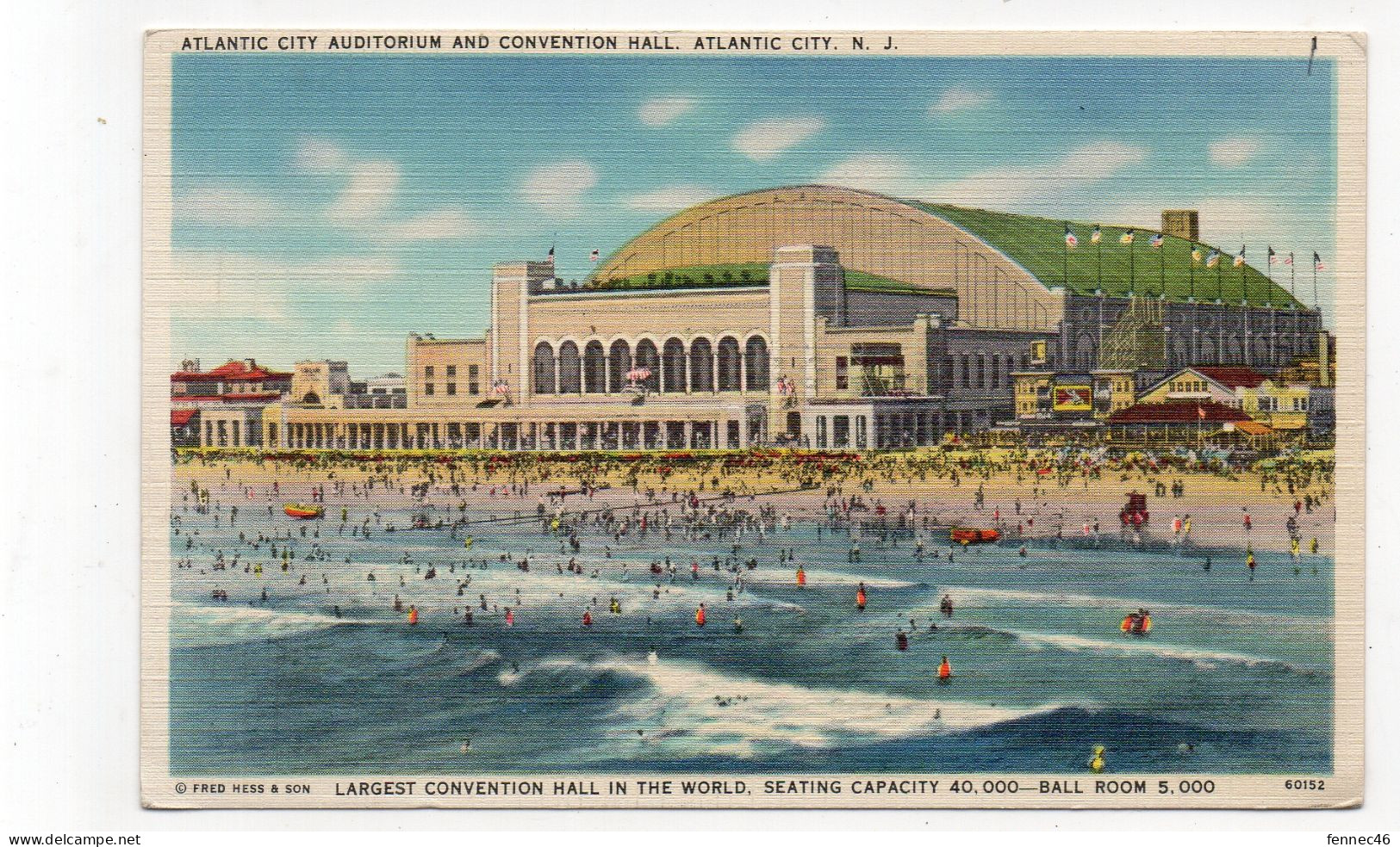 USA - ATLANTIC CITY - Auditorium And Convention Hall - Animée (K136) - Atlantic City