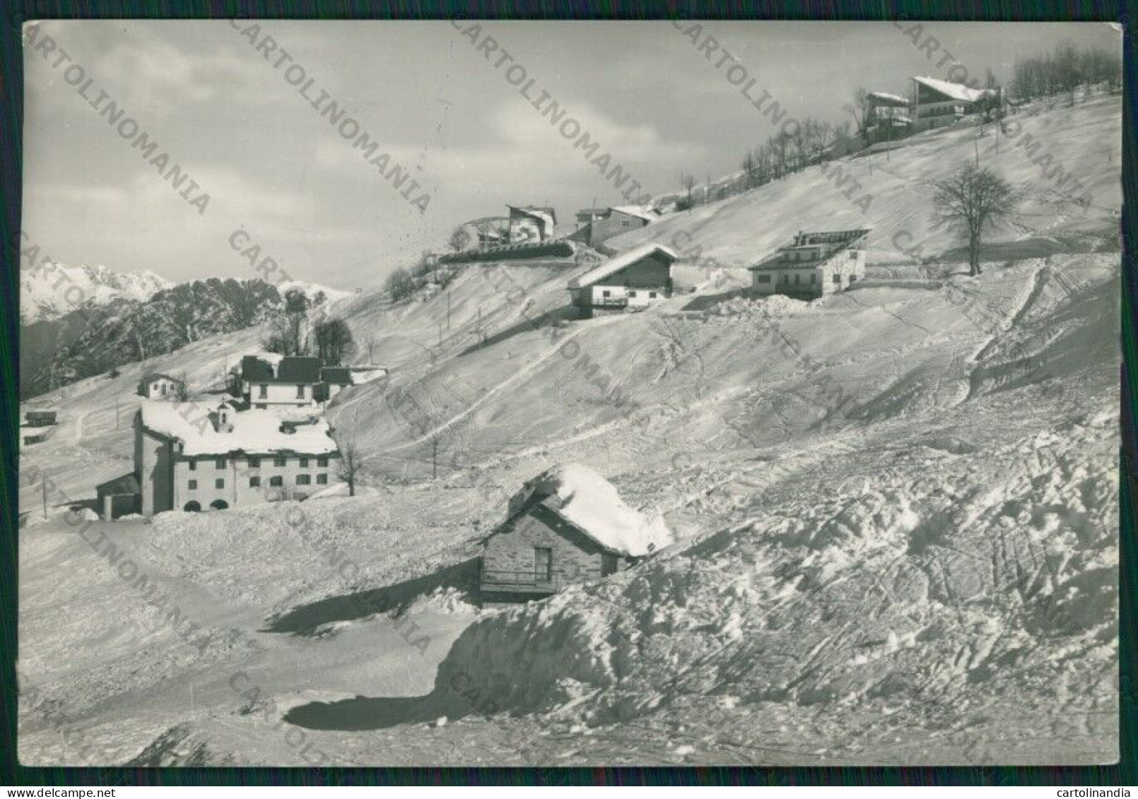 Vercelli Scopello Alpe Di Mera Nevicata Foto FG Cartolina KV8612 - Vercelli