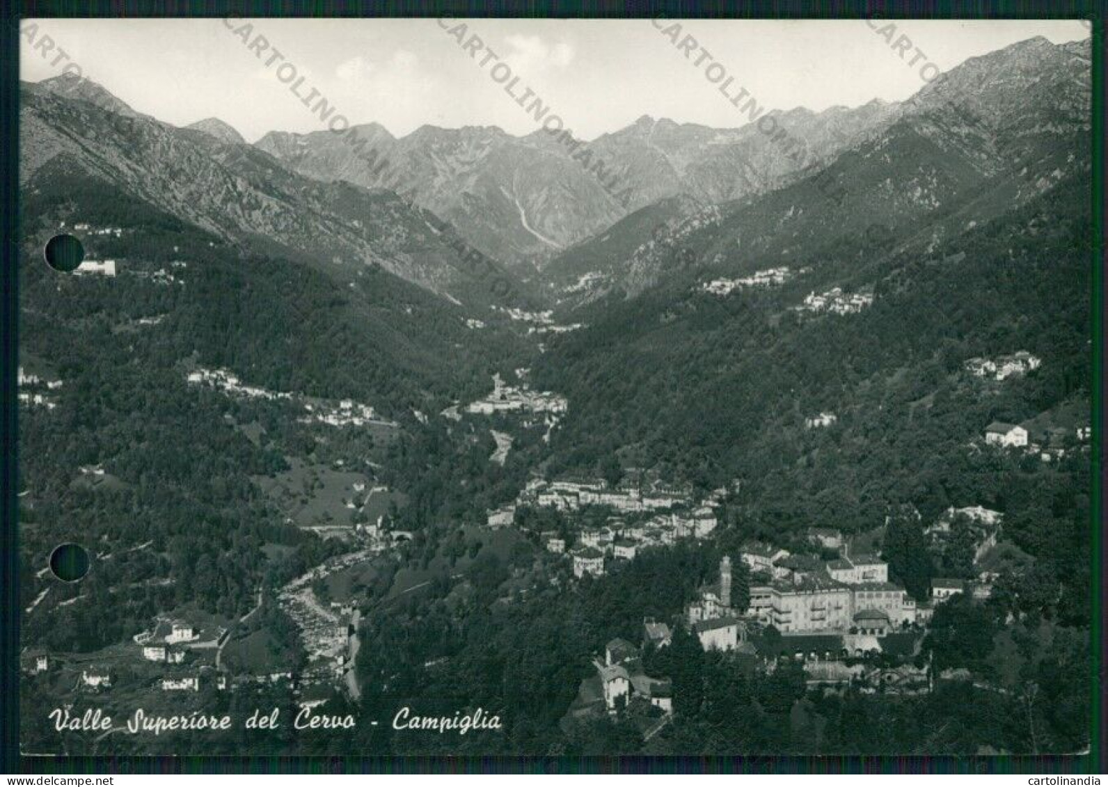 Biella Campiglia Valle Superiore Cervo FORI ARCHIVIO Foto FG Cartolina KV8618 - Biella