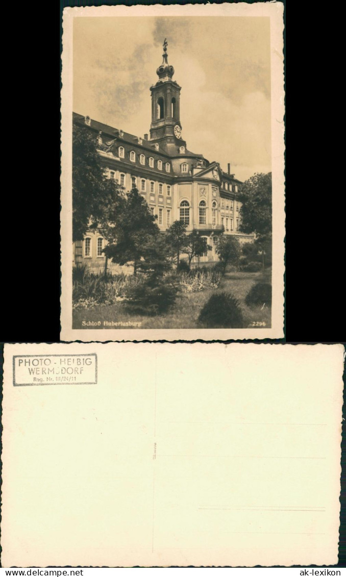 Ansichtskarte Wermsdorf Jagdschloss 1953 - Wermsdorf