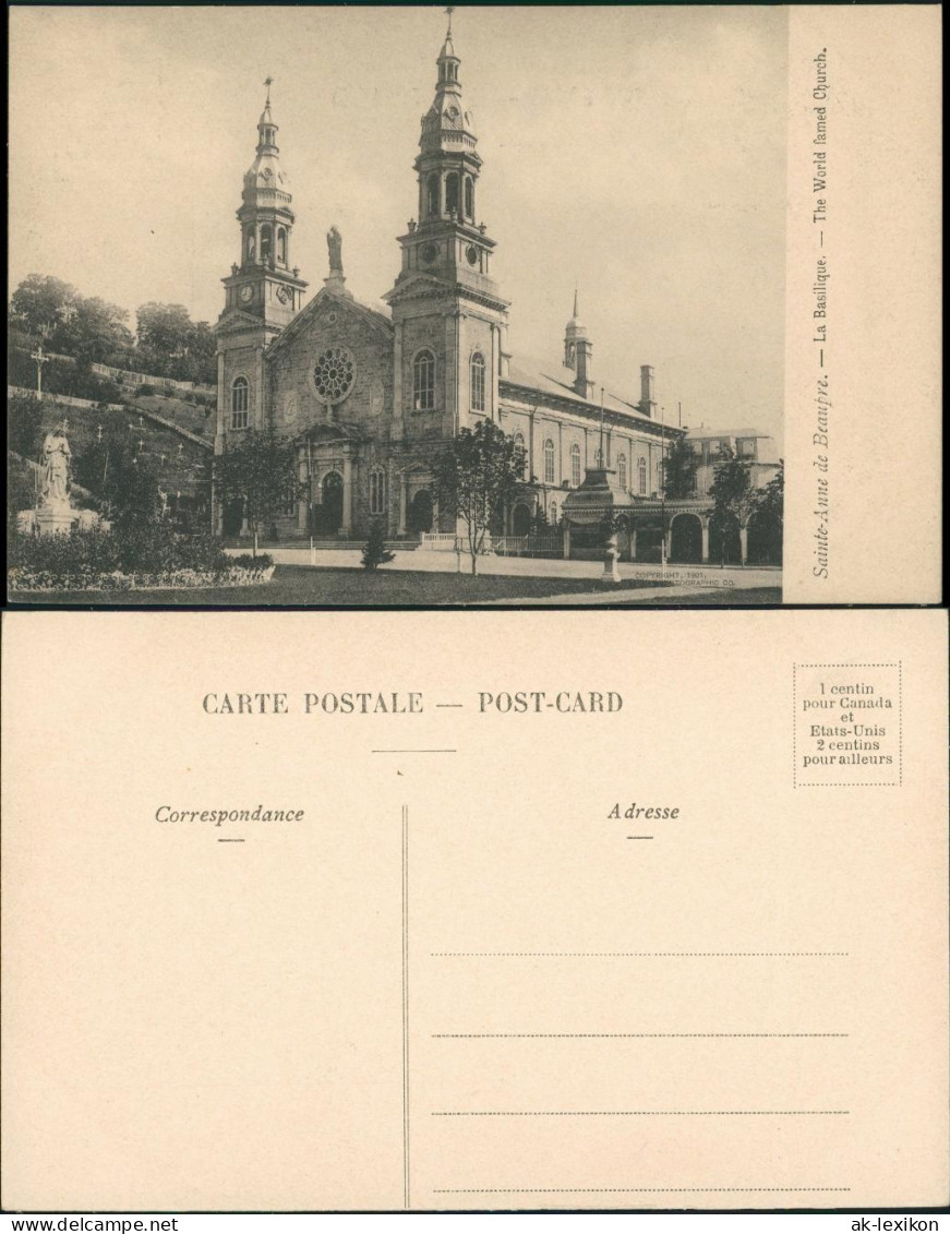 Sainte-Anne-de-Beaupré La Basilique - The World Famed Church, Kirche 1910 - Sonstige & Ohne Zuordnung