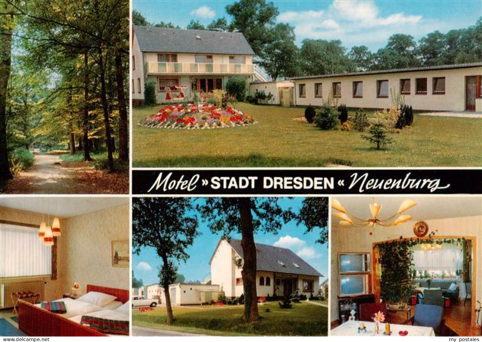 73930715 Neuenburg_Friesland Motel Stadt Dresden Gaststube Zimmer Waldpartie - Zetel