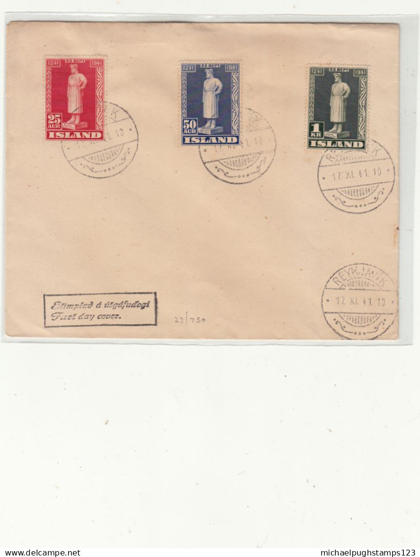 Iceland / 1941 First Day Covers - Sonstige & Ohne Zuordnung