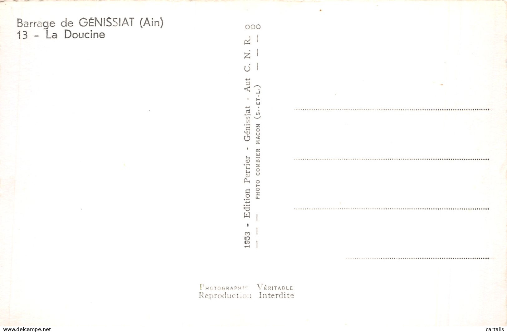 01-GENISSAT-N°4255-E/0311 - Génissiat