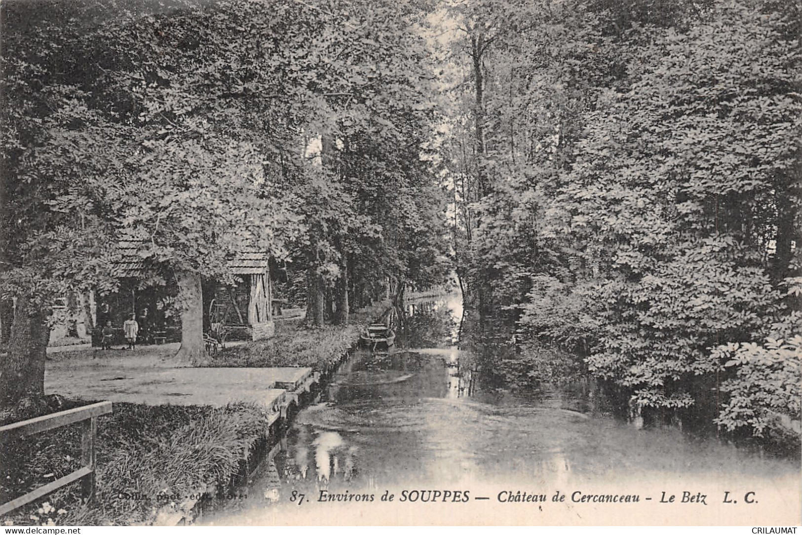 77-SOUPPES CHÂTEAU DE CERCANCEAU-N°T5064-B/0267 - Souppes Sur Loing