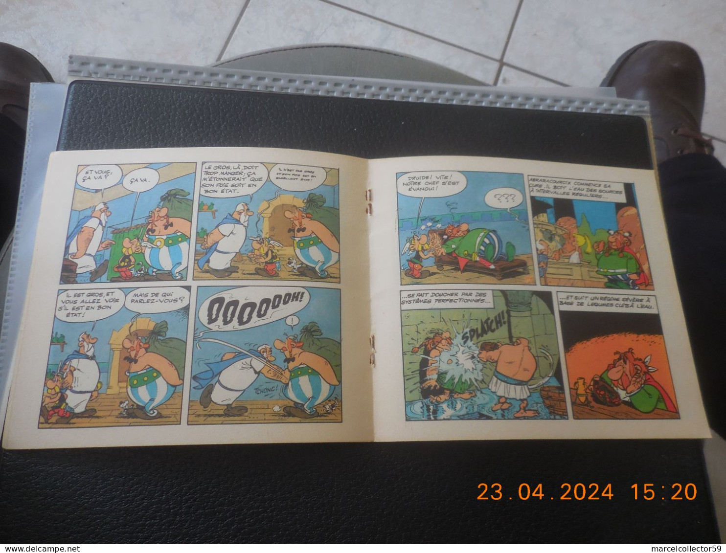 Astérix Suit Une Cure (petite Bd Offerte Par Elf) Année 1973 Be - Collezioni