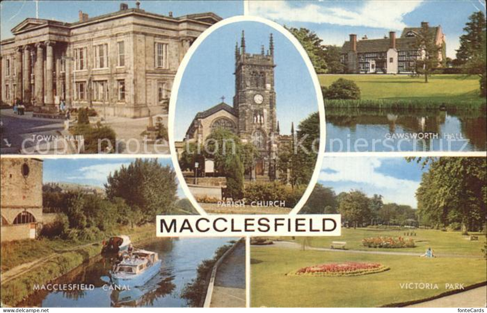 72392784 Macclesfield Macclesfield Town Hall Parish Church Gawsworth Hall Victor - Otros & Sin Clasificación