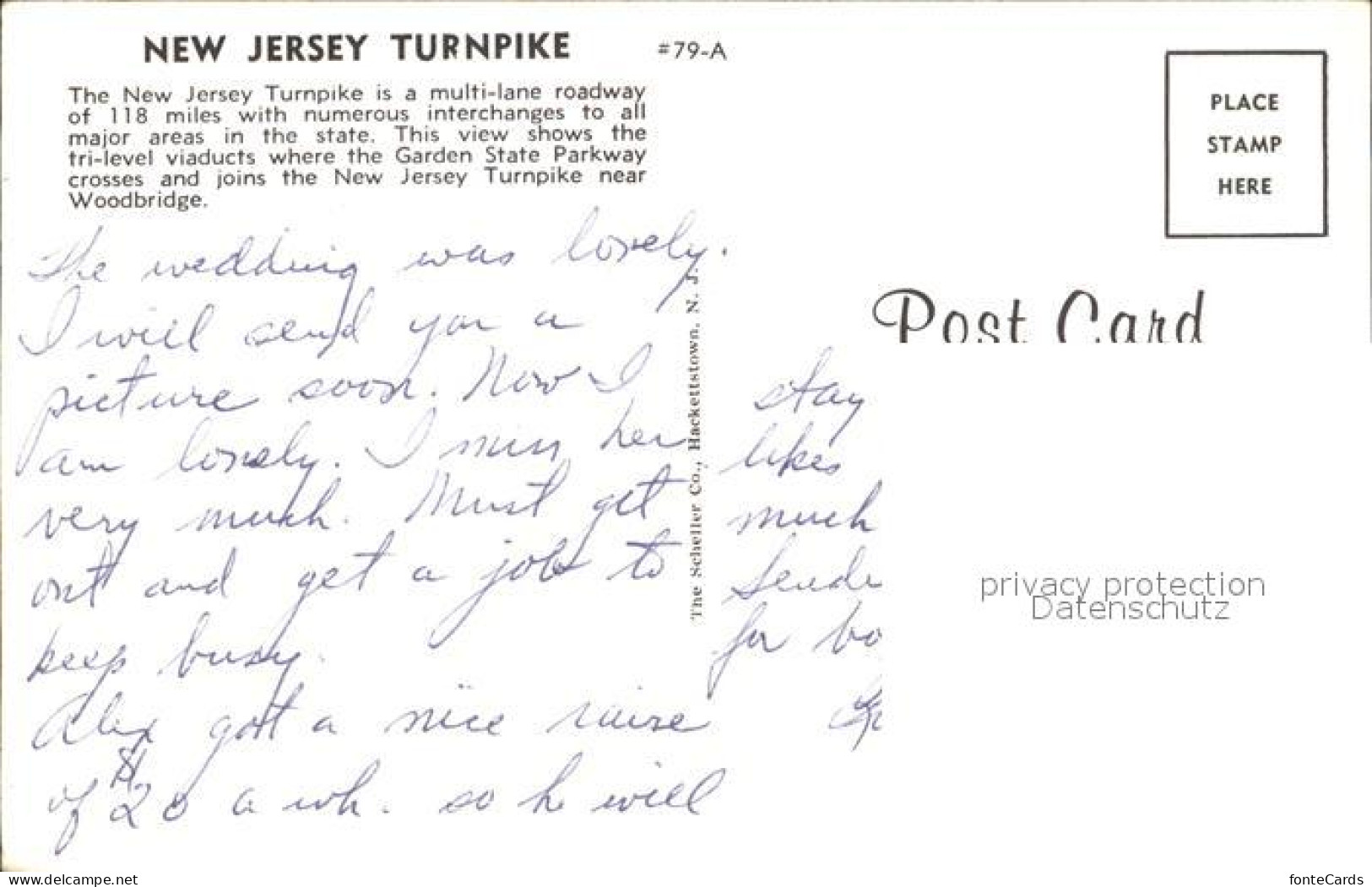 72311747 Woodbridge_New_Jersey New Jersey Turnpike Aerial View - Other & Unclassified