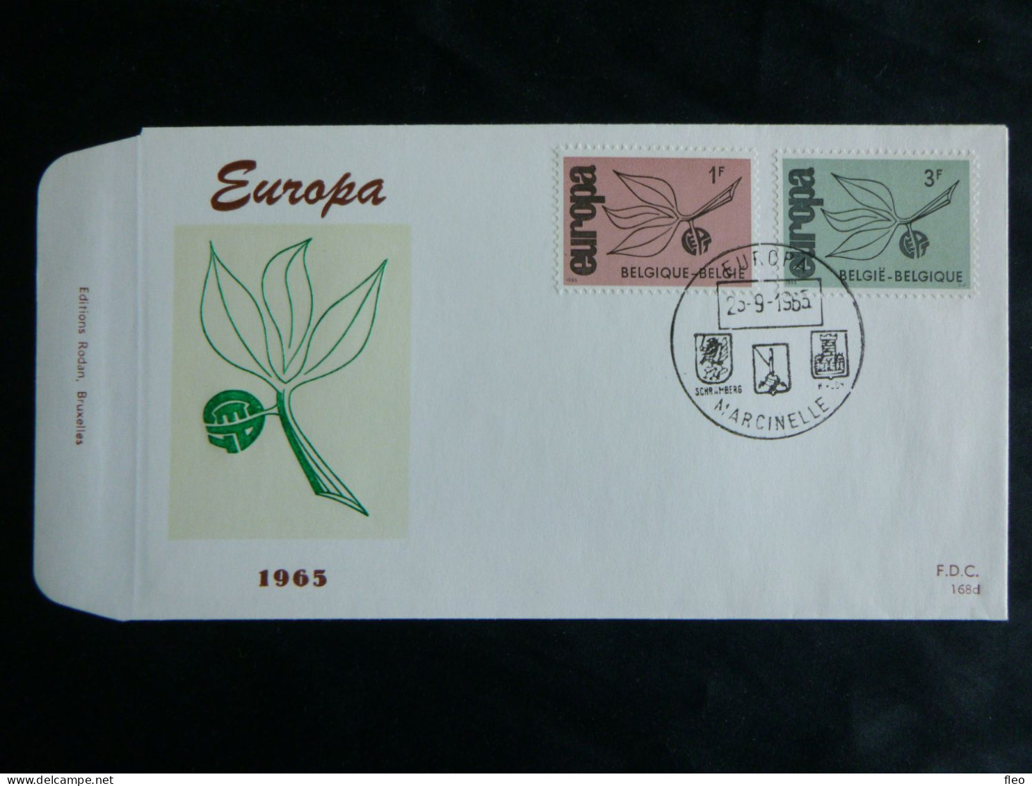 1965 1342-1343 FDC  (Marcinelle)  : " Europa 65 " - 1961-1970