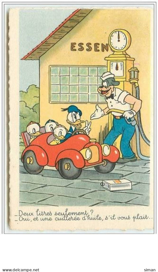 N°2821 - Disney  - Donald, Fifi, Riri Et Loulou - Deux Litres Seulement? Oui, Et Une Cuillérée D'huile, S'il Vous Plait. - Other & Unclassified