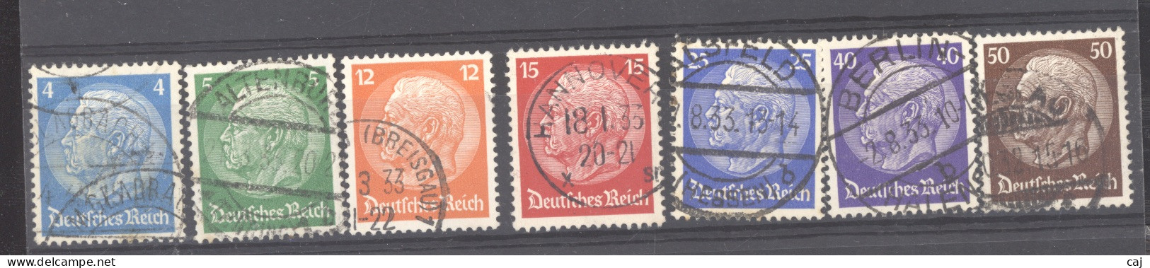 Allemagne  -  Reich  :  Mi  467-73  (o) - Used Stamps