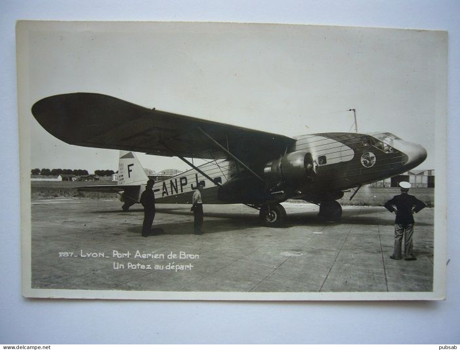 Avion / Airplane / AIR FRANCE / Potez 650 / Seen At Lyon Bron Airport / Aéroport / Flughafen - 1939-1945: 2nd War