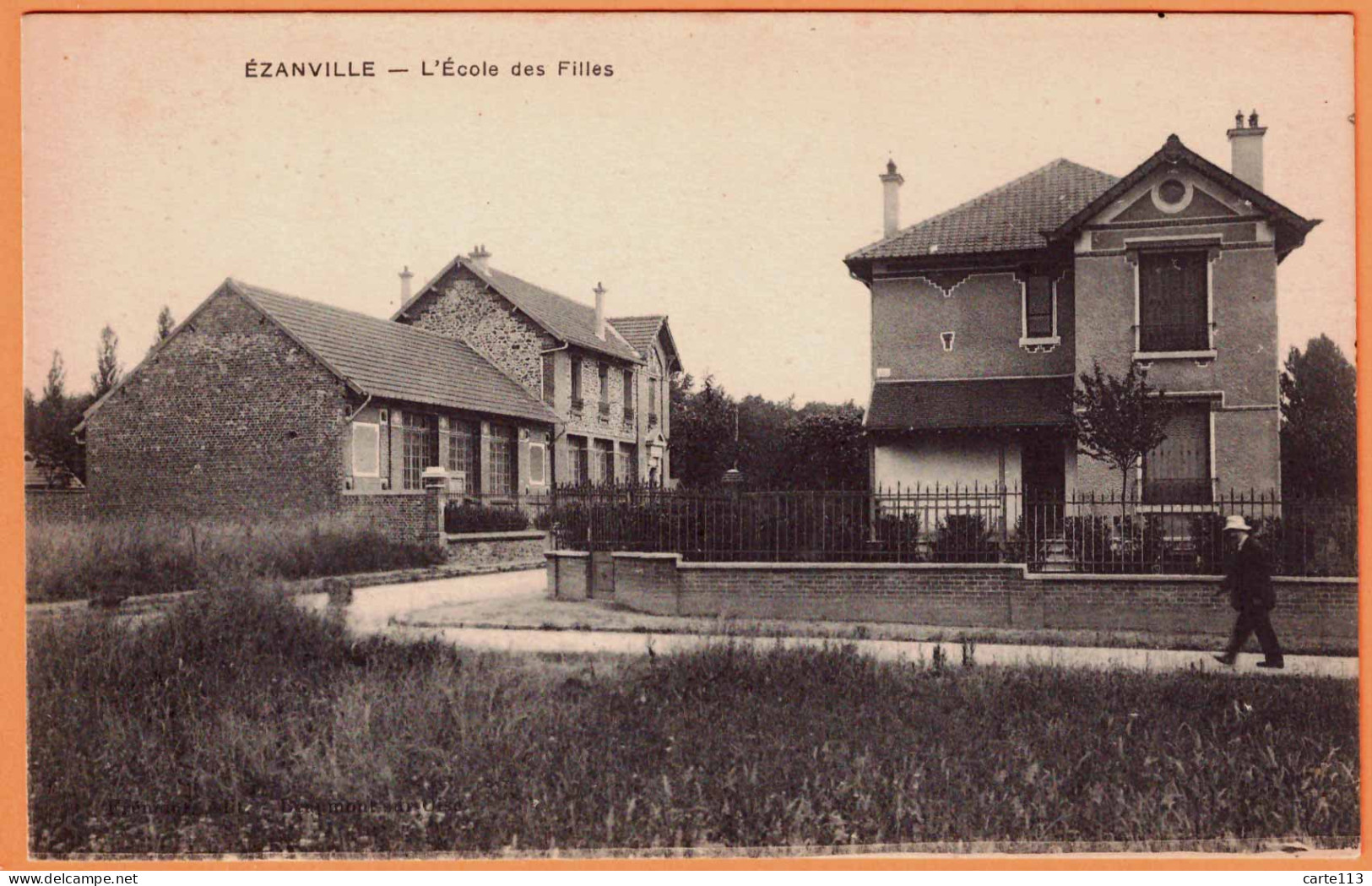 95 - B33891CPA - EZANVILLE - Ecole Des Filles - Très Bon état - VAL-D'OISE - Ezanville