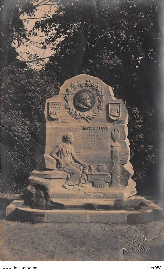 68 - N°84341 - GUEBWILLER - Monument - Carte Photo Vendue En L'état - Guebwiller