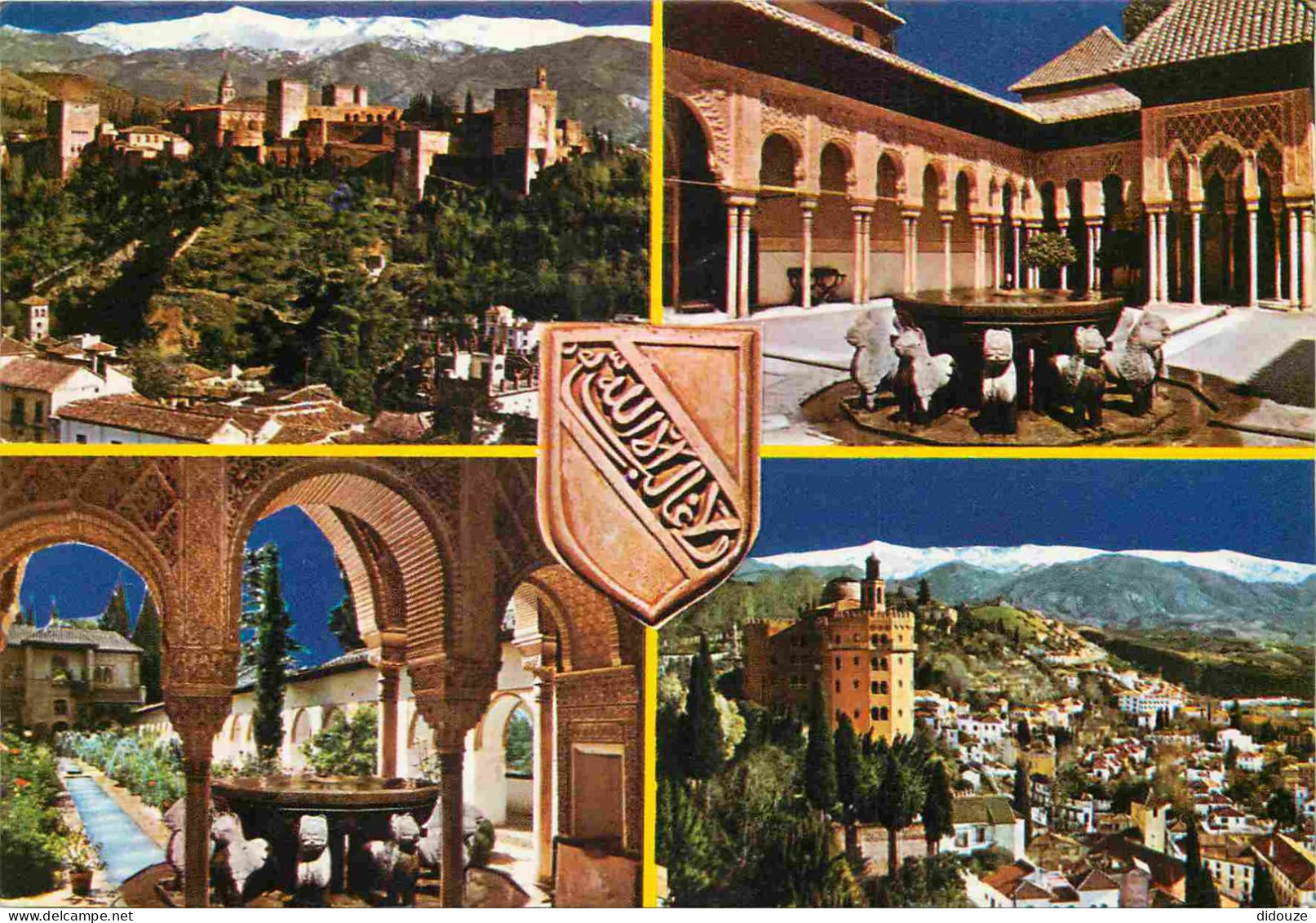 Espagne - Espana - Andalucia - Granada - Multivues - Blasons - Espana - CPM - Voir Scans Recto-Verso - Granada