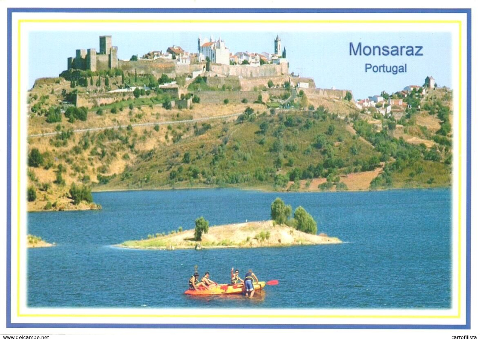 MONSARAZ - Grande Lago E Vista Sobre Monsaraz  ( 2 Scans ) - Evora