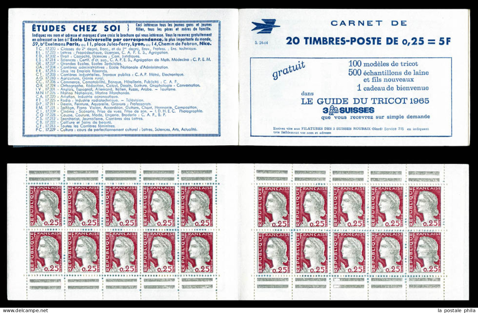 ** N°1263-C3, Série 24-64, 3 SUISSES Et EU. TB  Qualité: ** - Oude : 1906-1965