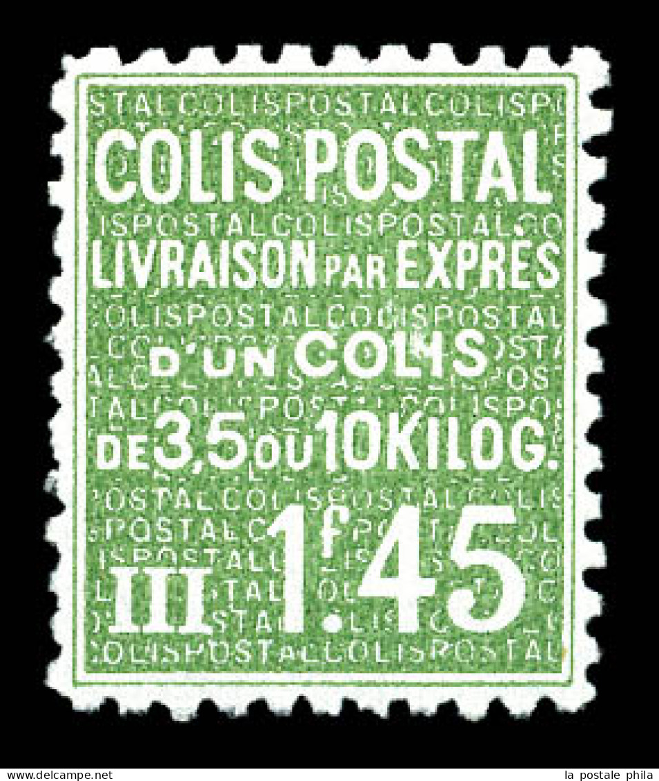 ** N°99, 1F45 Vert Très Bon Centrage, Fraîcheur Postale, SUP (certificat)  Qualité: **  Cote: 850 Euros - Mint/Hinged