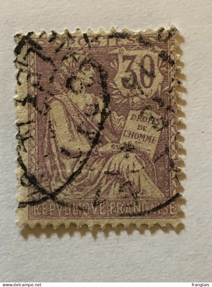 Timbre 128  Oblitéré Cote 20€ - Used Stamps