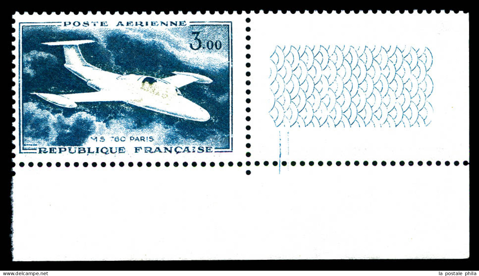 ** N°39, 3f Maurane Saulnier: Avion Complètement Blanc, Cdf. TTB (signé Calves)  Qualité: ** - 1960-.... Ungebraucht