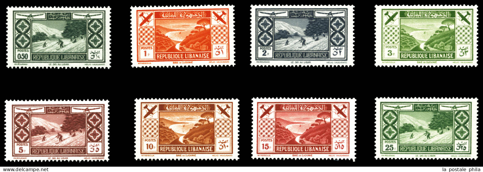 * N°49/56, Série De 1936, Les 8 Valeurs TB  Qualité: *  Cote: 223 Euros - Airmail