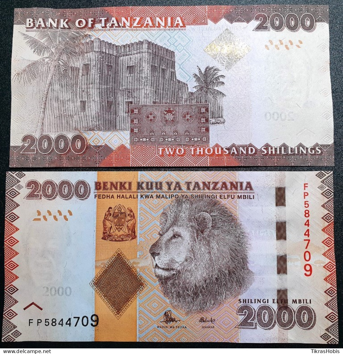 Tanzania 2000 Shilling, 2015 P-42B - Tanzanie