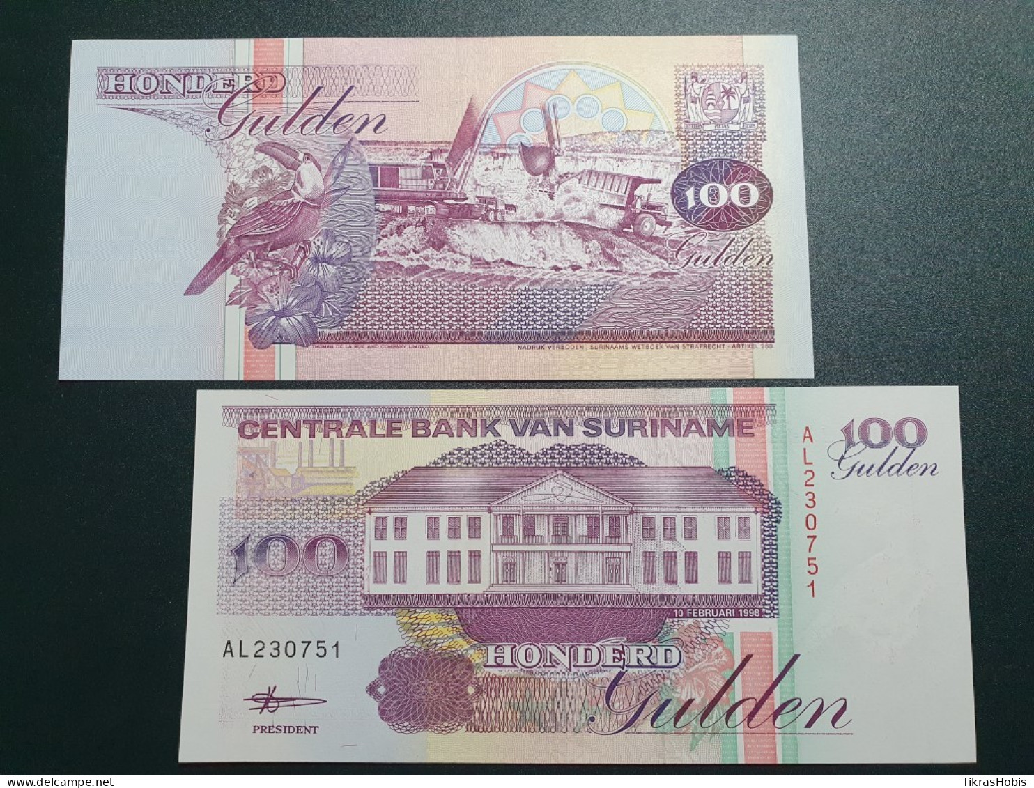 Surinam 100 Gulden, 1998 P-139B - Suriname