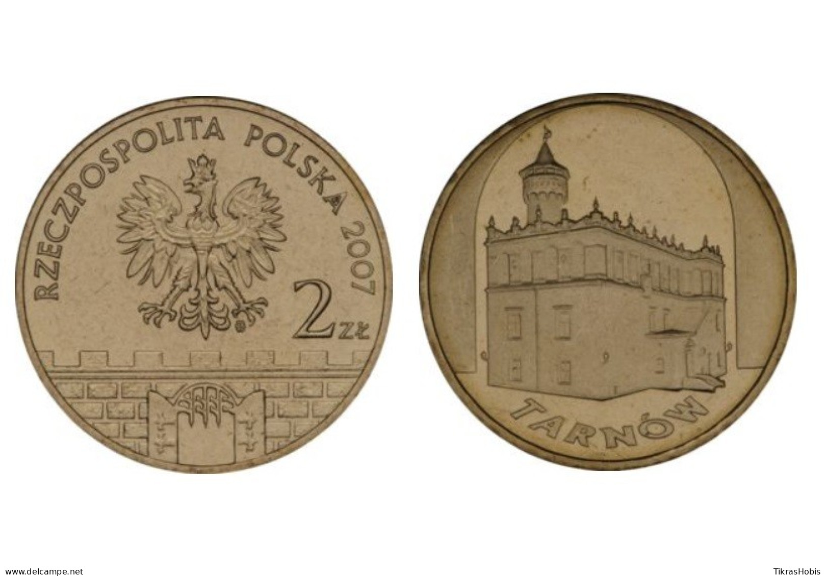 Poland 2 Zlotys, 2007 Official Y625 - Polen