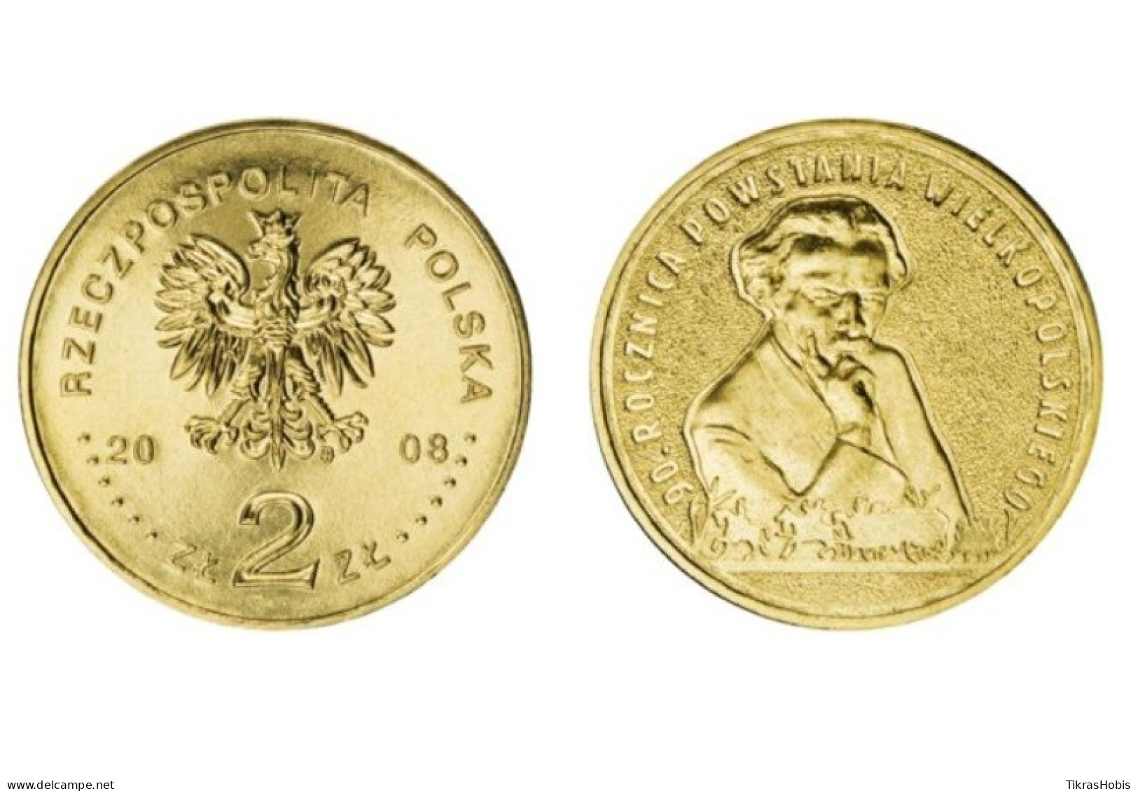 Poland 2 Zlotys, 2008 90 Years Of The Uprising. Y662 - Polen