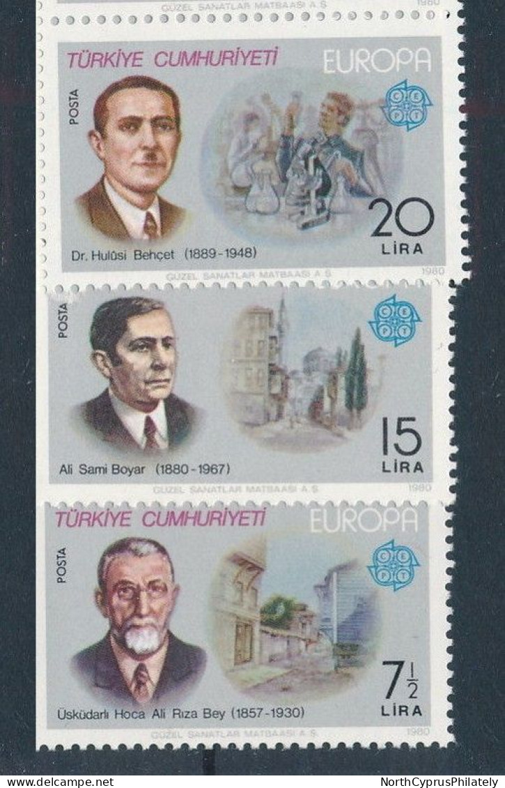 Turkey 1980 " Europa CEPT " MNH - Unused Stamps