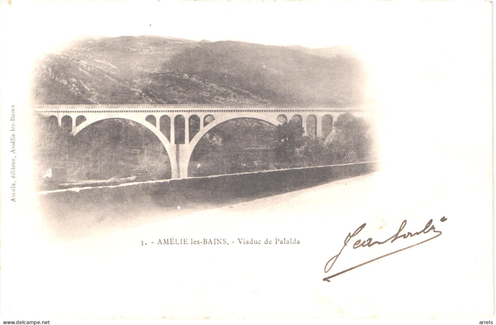 FR66 AMELIE LES BAINS - Ascola 3 Précurseur - Viaduc De PALALDA - Pont De Chemin De Fer - Belle - Amélie-les-Bains-Palalda