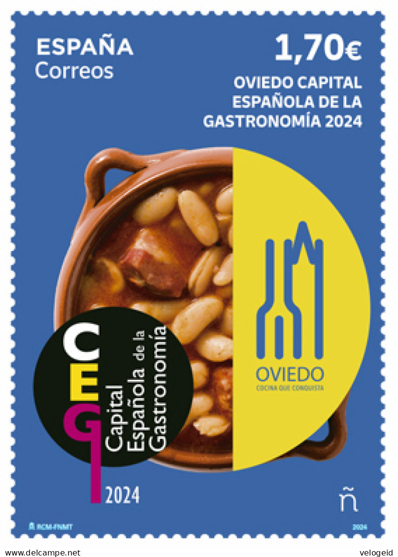 España. Spain. 2024. Capital Española De La Gastronomía 2024. Oviedo - Neufs
