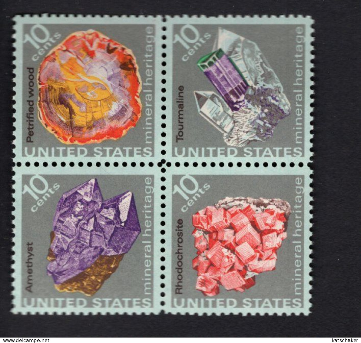199973352 1974  SCOTT 1541A (XX) POSTFRIS MINT NEVER HINGED - MINERAL HERITAGE - Unused Stamps