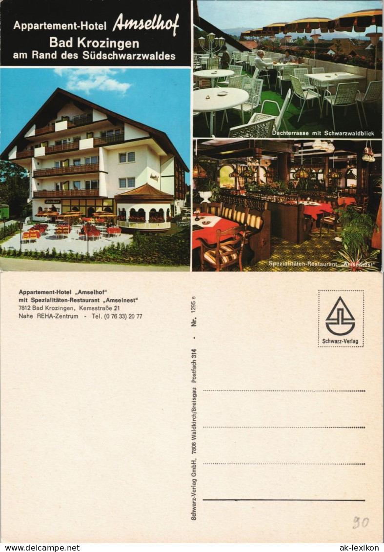 Bad Krozingen Appartement-Hotel   Restaurant Amselnest, Kemsstraße 21 1990 - Bad Krozingen