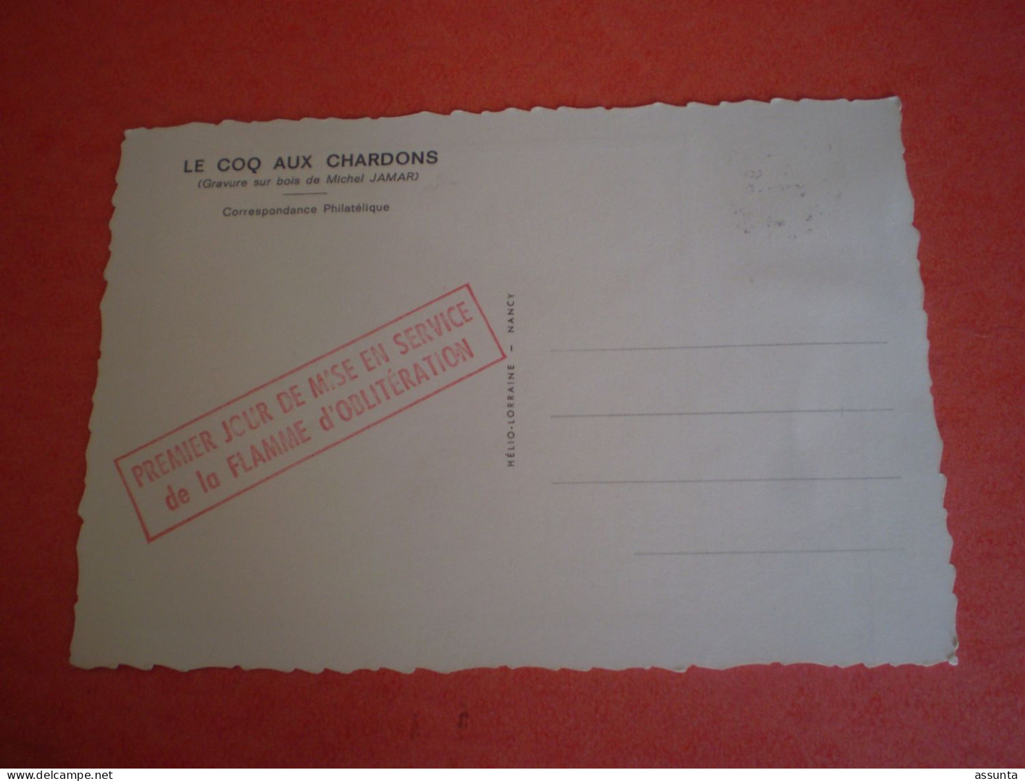 0.25f Coq De Decaris 1er Jour De La Flamme Rattachement De La Lorraine Et Du Barrois à La France NANCY GARE 1966 - Covers & Documents