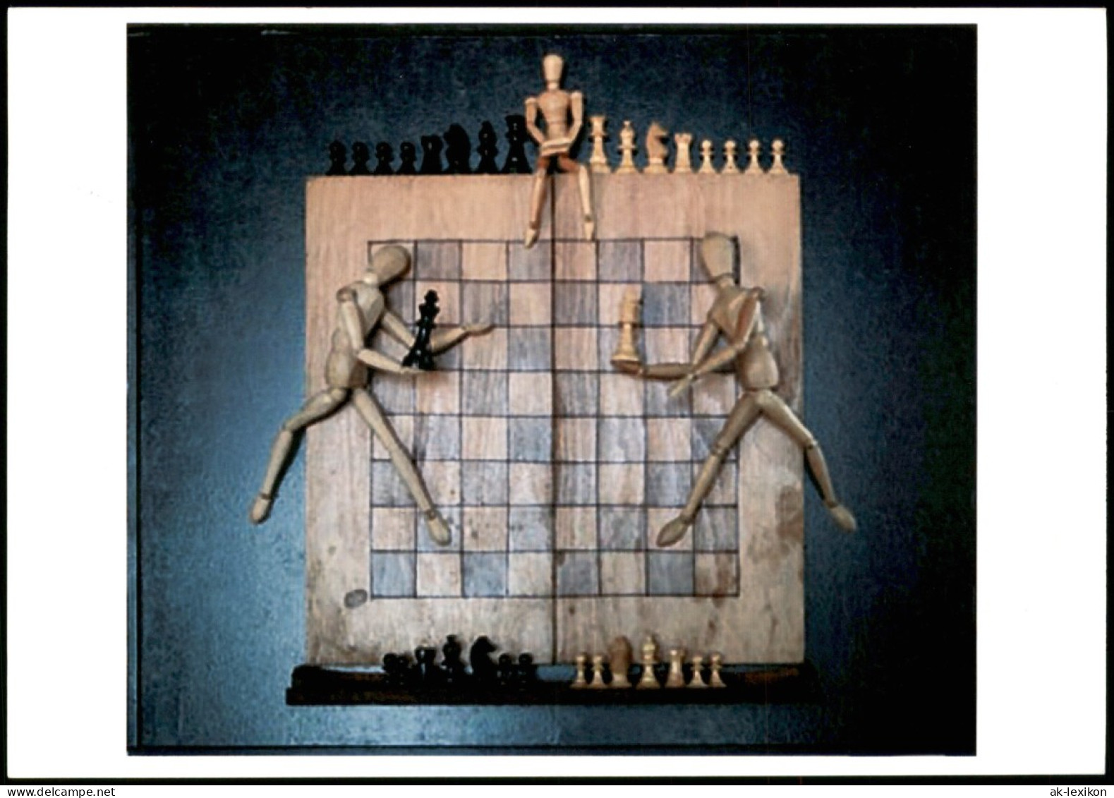 Schach-Motiv-/Korrespondenzkarte (Chess) Schachbrett Mit Figuren 2012 - Hedendaags (vanaf 1950)