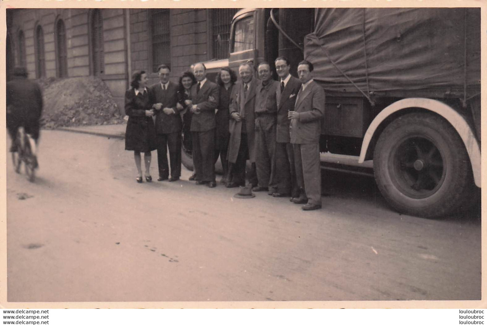 MILAN CAMION FIAT 1944 CARTE PHOTO - Camions & Poids Lourds