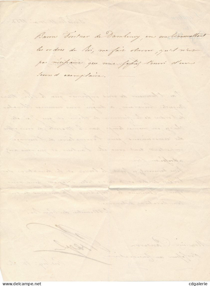 Pièce Signée Duc De Plaisance [Auguste PANSERON] Décoration Chevalier Ordre Couronne De Chêne ET Lettre Ambassadeur - Singers & Musicians