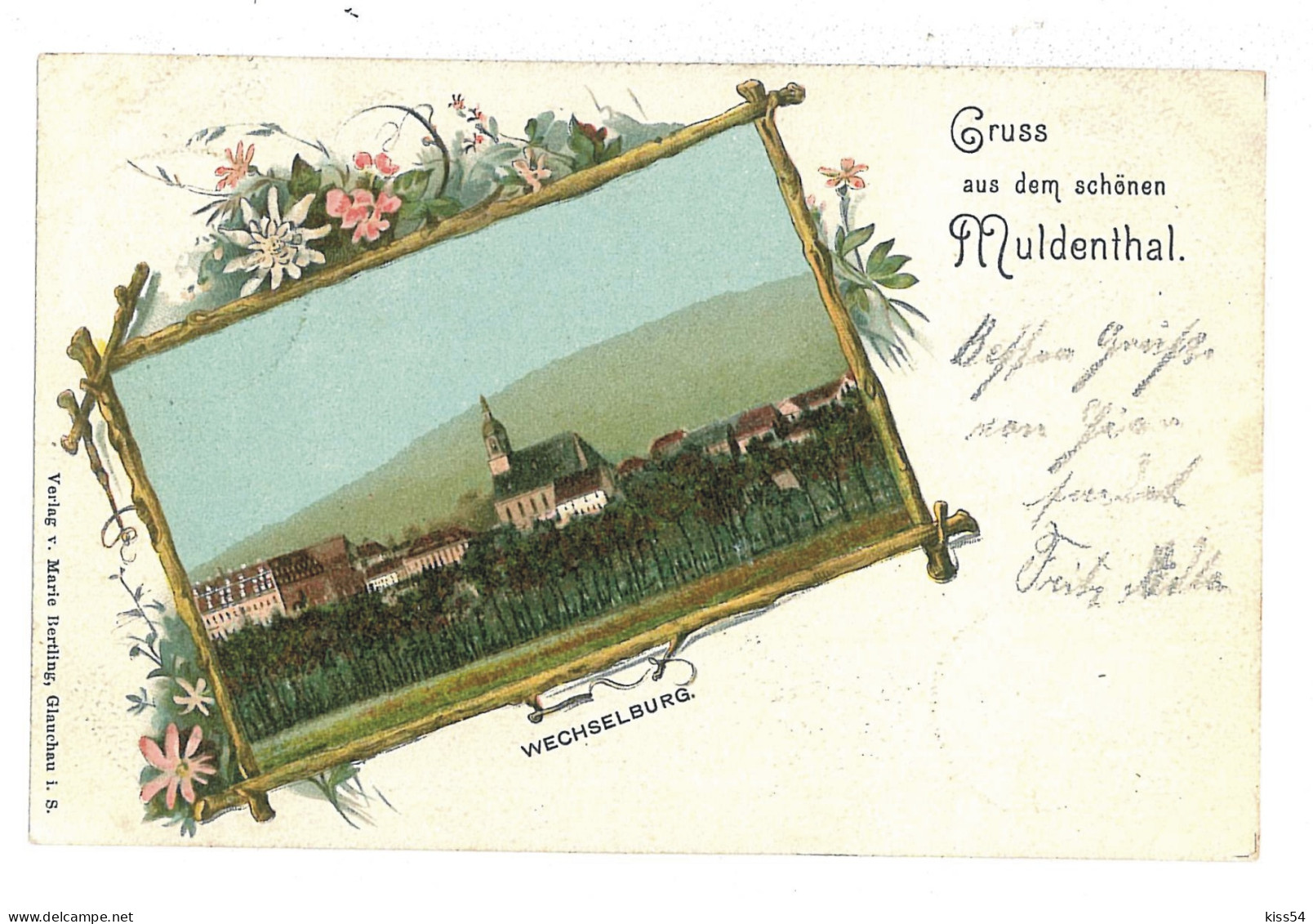 GER 51 - 10169 MULDENTHAL, Litho, Germany - Old Postcard - Used - 1901 - Mulda (Erzgeb.)