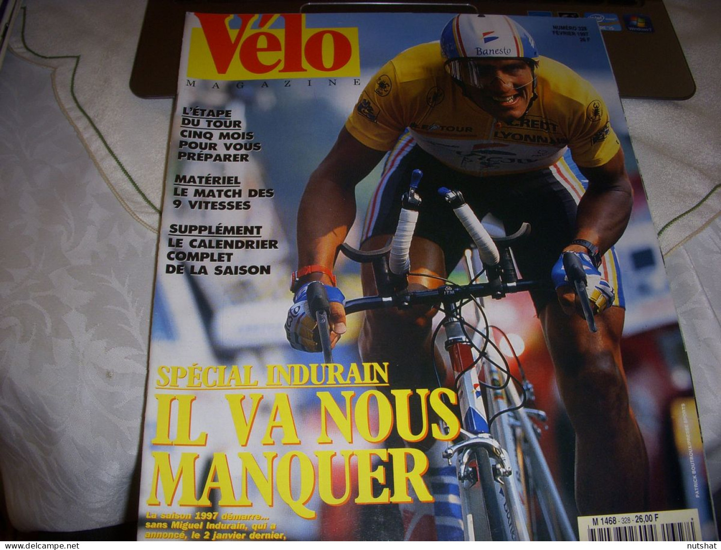 VELO MAG 328 02.1997 FIN CARRIERE INDURAIN CALENDRIER 1997 SAUGRAIN CYCLO MENGIN - Deportes