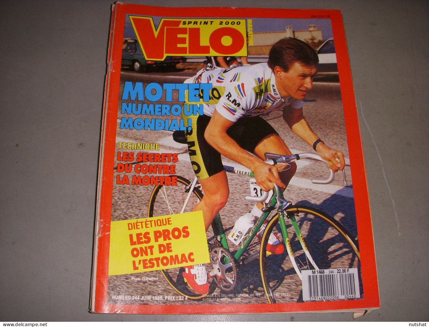 VELO MAG 244 06.1989 MOTTET SECRETS Du CLM GUIMARD DELGADO PHIL ANDERSON LONGO - Sport