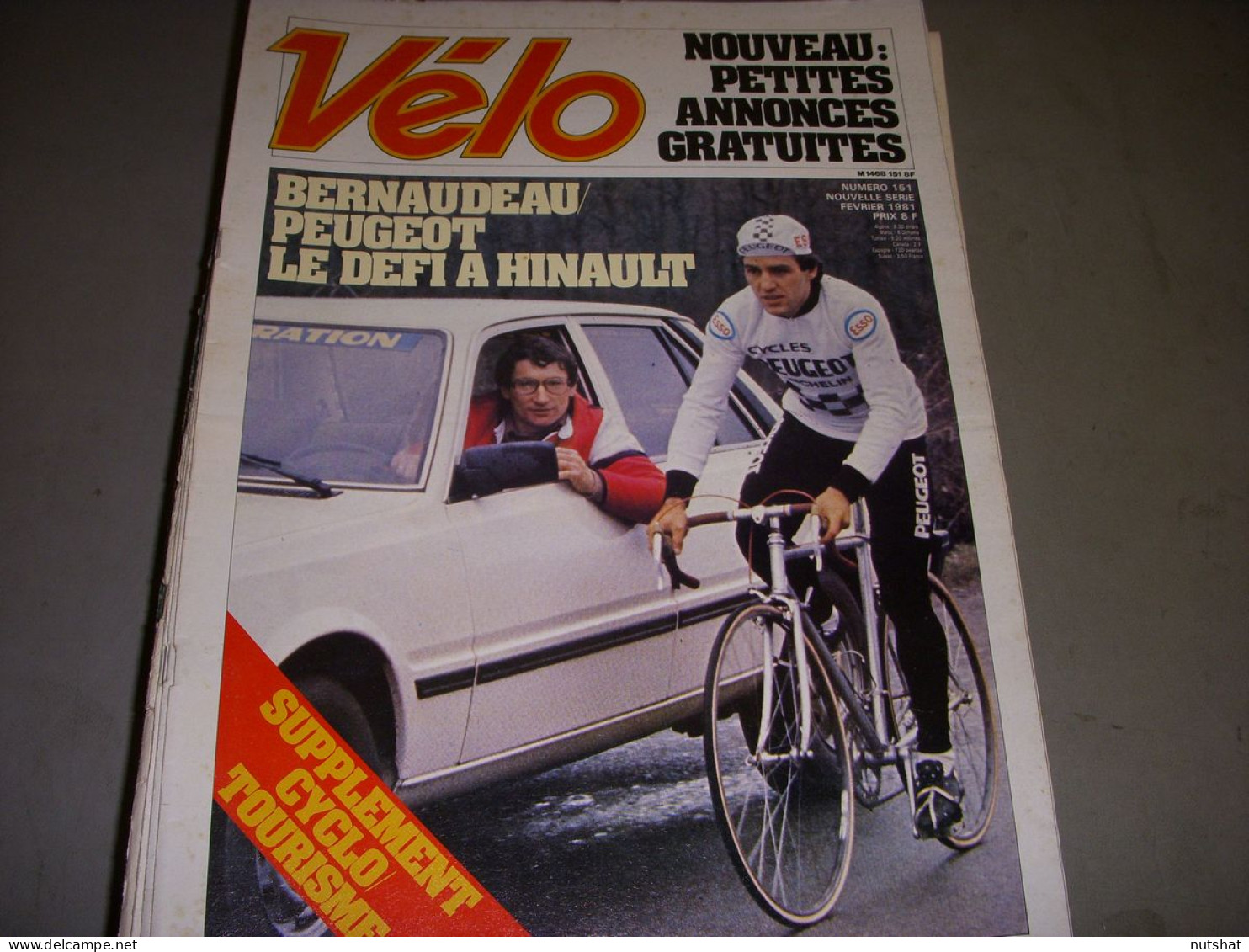 FRANCE VELO 151 02.1981 BERNAUDEAU HINAULT VAN De VELDE DUCLOS LASSALLE SERCU - Sport