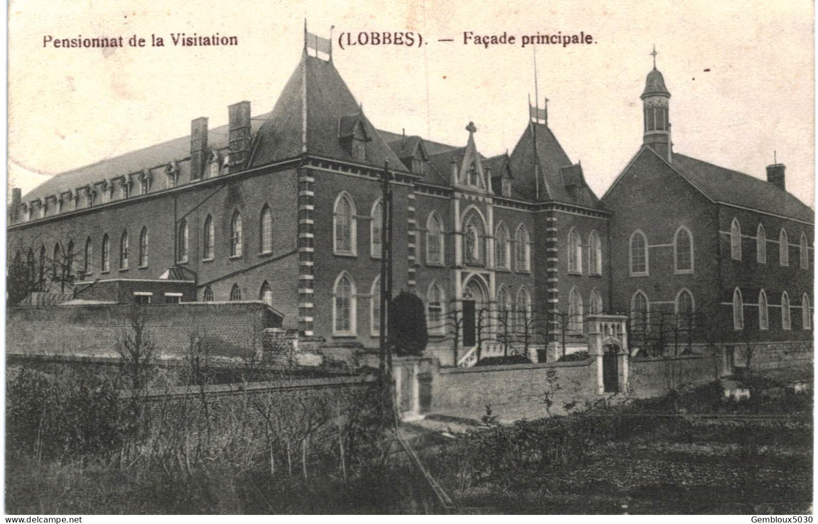 (307) Lobbes    Pensionnat De La Visitation  Façade Principale - Lobbes