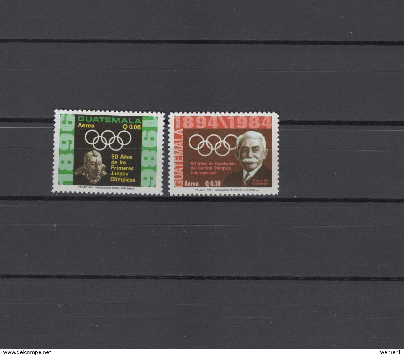 Guatemala 1986 Olympic Games Set Of 2 MNH - Sommer 1984: Los Angeles