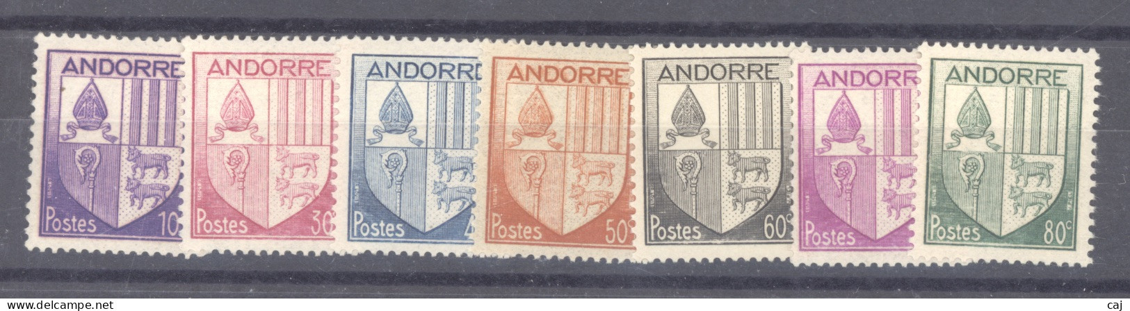 Andorre   :  Yv  93-99  ** - Ungebraucht